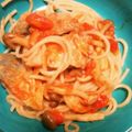 みずの花's cooksnap of when they made 鯵とフレッシュトマトソースのパスタ.
