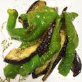 クックRQEZUL☆'s cooksnap of when they made フライパンで焼きナス&焼きピーマン.