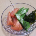 きらり流れ星's cooksnap of when they made トマトとオクラの和え物.