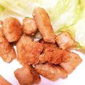 はこちゃん3105's cooksnap of when they made 残った鮪のお刺身で竜田揚げ♡.
