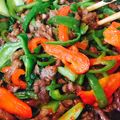 プラヤム's cooksnap of when they made 牛肉とピーマンの炒め物.