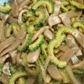 ユイチローまま's cooksnap of when they made 苦くないゴーヤと竹輪のきんぴら.