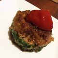 ロンチワ's cooksnap of when they made ゴーヤハンバーグ♪.