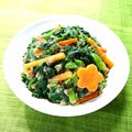 カルン's cooksnap of when they made チアシード入り☆ほうれん草の胡麻和え.