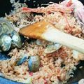 ダウリ's cooksnap of when they made お店の味！フライパンで簡単海鮮パエリア.