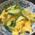 yurippii's cooksnap of when they made 食感を楽しむ卵ときゅうりの塩炒め.