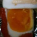 クックRWD0W9☆'s cooksnap of when they made パプリカお皿で目玉焼き.