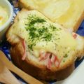 ねっちゃんっ's cooksnap of when they made カニかま de 緑のマヨチートースト.