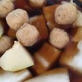 たぁこヨネ's cooksnap of when they made 冬瓜と鶏つくねの煮物.