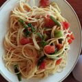 ケリーママ★'s cooksnap of when they made スゴだれで和風冷製トマトパスタ.
