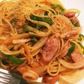 mino1mino's cooksnap of when they made 創味シャンタンでナポリタン！？.