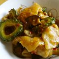 白猫同盟's cooksnap of when they made 豚肉とナスとゴーヤのピリ辛味噌炒め.