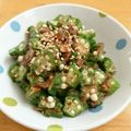 ドルフィンサーモン's cooksnap of when they made オクラで明太子＆おかか和え.