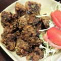 らららたくそう's cooksnap of when they made レバーのからあげ.
