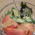 きらり流れ星's cooksnap of when they made トマトとオクラのマヨポンサラダ.