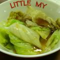 イシchan's cooksnap of when they made 誰でもできる♡茹でレタスのスープがけ♪.