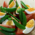 ゆちょらぶlove's cooksnap of when they made 簡単！スナップエンドウとゆで卵のサラダ.