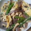 AYUBOON's cooksnap of when they made きのことこんにゃくの卵炒め(ダイエット).
