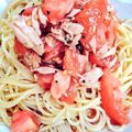 クックHM5FEG☆'s cooksnap of when they made ツナとトマトの冷製パスタ♪.