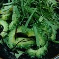 PMるい's cooksnap of when they made 下処理で苦くない★ゴーヤの塩昆布和え.