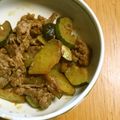 ゆきみ子's cooksnap of when they made ズッキーニと牛肉の中華風炒め.