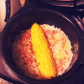 33hisakoro's cooksnap of when they made 丸ごと！！とうもろこしの炊き込み御飯.