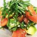 北ちひろ's cooksnap of when they made トマトとアボカドの味噌シソ和え.