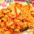 akariママさん's cooksnap of when they made キムチチャーハン【柏市学校給食】.