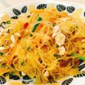 あけちゃんち。's cooksnap of when they made そうめんかぼちゃ（金糸瓜）のアジアン炒め.