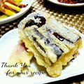 inyako's cooksnap of when they made 茄子の天ぷら〜(o˘◡˘o)♡.