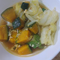 mikamilka's cooksnap of when they made オクラとかぼちゃとキャベツのコク旨スープ.