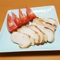 chiyotake's cooksnap of when they made 塩ヨーグルト&醤油!しっとり鶏ムネ肉♬.