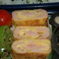 ゆうかりコアラ's cooksnap of when they made お弁当に❤ハム入り出し巻き卵.