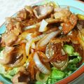 料理練習中のしのん's cooksnap of when they made 簡単！旨い！スタミナ豚バラ丼.