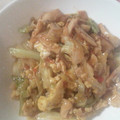 ちぃママ☆ミ's cooksnap of when they made キャベツと茸と卵で☆中華風ピリ辛炒め！.