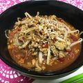 ともーこ兵士長's cooksnap of when they made 餃子のたねアレンジ②☆簡単ヘルシー担々麺.