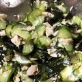 atsu1217's cooksnap of when they made ツナとワカメときゅうりの酢の物.