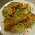 precious☆'s cooksnap of when they made 竹輪、蒲鉾の磯辺揚げ☆カレー風味.