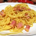 トクライ's cooksnap of when they made 旦那が作る☆ﾗﾝﾁ・ﾛｰﾏ風カルボナーラ.
