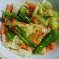 たまごアイス！'s cooksnap of when they made 自家製焼き肉のたれで野菜炒め♪.