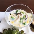 cookie1's cooksnap of when they made 優しい味わい♪オクラの塩昆布ミルクスープ.