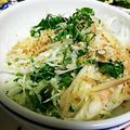 ユーロン's cooksnap of when they made さっぱり薬味の和なサラダ～亜麻仁油かけ～.