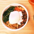 ユウカぽん♡'s cooksnap of when they made ひき肉でビビンパ♪温玉のっけ♪.