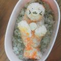 Manaたんママ's cooksnap of when they made ＊キャラ弁＊カレー海のラッコ.