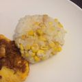 ディナーカレー's cooksnap of when they made とうもろこしご飯でバター醤油焼きおにぎり.