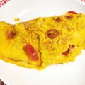 ゆりむす's cooksnap of when they made チーズとトマトのふわふわオムレツ♪.