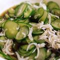 moonstar15's cooksnap of when they made ✿きゅうり＆しらすの酢の物✿.