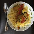 まいつー⌣̈⃝♡✲'s cooksnap of when they made ズッキーニと茄子を使った簡単夏野菜パスタ.