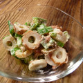 ゆしゅな's cooksnap of when they made ちくわとオクラの梅おかかマヨネーズあえ.
