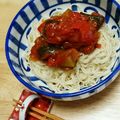 ジュスカ's cooksnap of when they made 夏野菜のラタトュイユそうめん.